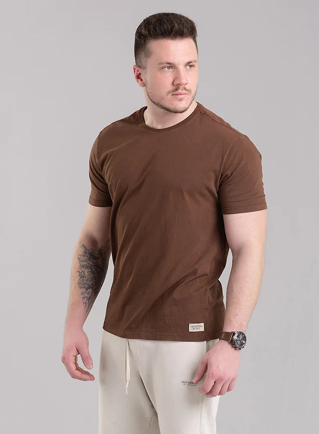 Men’s Basic Brown T-Shirt